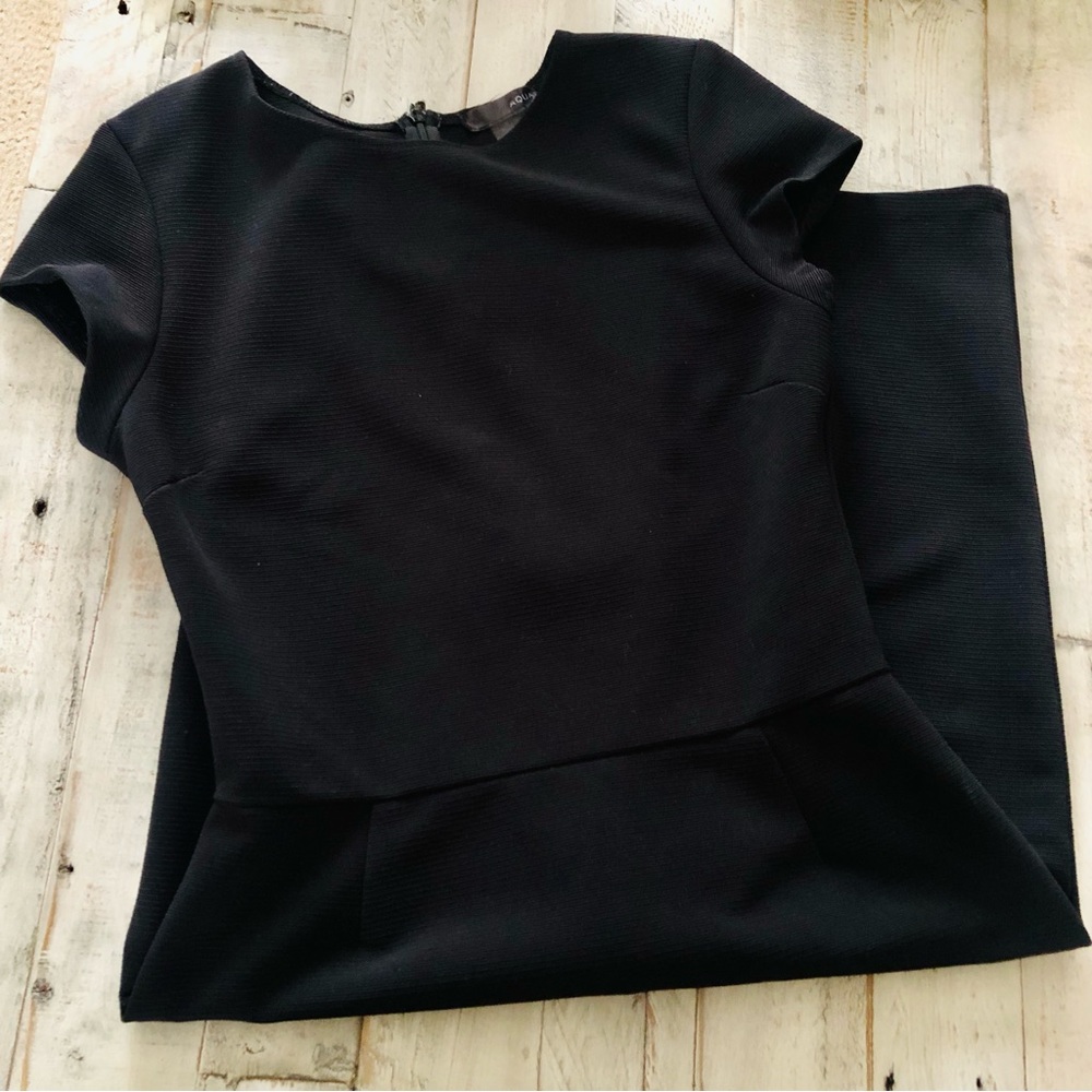 AQUA black dress